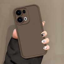 For OPPO Reno 16f reno16 Pro Reno 15 FS 14 13 Pro 15 F Case Anti-Scratch Bumper Cover Full Camera Protection Silicone Phone Case OPPO Reno14 F gray
