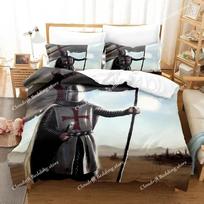 Knights Templar Bedding Set Single Twin Full Queen King Size Aldult Bedclothes Duvet Cover Sets for Bedroom Parure De Lit EU Single 135*200cm/53x79in 3pcs
