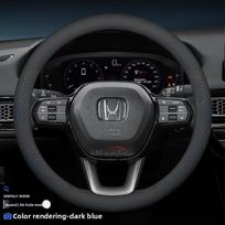 Odinis automobilio vairo užvalkalas Honda HRV CRV Pilot Civic City ZRV Passport 2022 2023 2024 2025 2026 Priedai ZB4 black