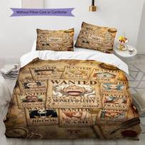 One Piece Map Soft Duvet Cover Children's Bedding Set,Extra Large Size Gifts Various Sizes Available -HE34 AU Single 140*210cm/55x83in 3pcs