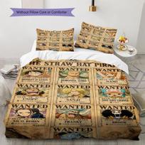 One Piece Map Soft Duvet Cover Children's Bedding Set,Extra Large Size Gifts Various Sizes Available -HE34 AU Single 140*210cm/55x83in 3pcs