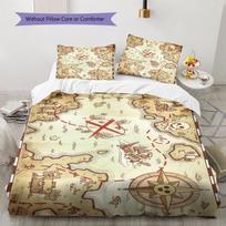 One Piece Map Soft Duvet Cover Children's Bedding Set,Extra Large Size Gifts Various Sizes Available -HE34 150*200cm/59x79in Single/Twin 3pcs
