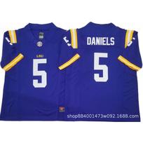 LSU Tigers Football Jersey Mens College Style Embroidered Practice Uniform Rugby American Training XXXL