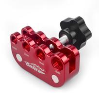 Ergonomiškas žvakės tarpelio matuoklis su plieniniais lamelėmis M10 M12 M14 M16 žvakėms, aliumininis su magnetu Only Gap Tool Red black