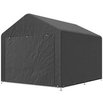 6.6 X 7.8ft Outdoor Garden Storage Shed Waterproof Bike Tent With Roll Up Zipper Door Galvanised Metal Frame Portable Shed Shelter Carport For