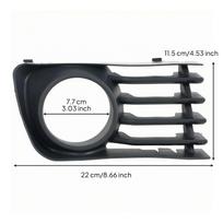 Molded 2004-2009 Prius Bumper Grille Insert Factory-Style Fog Light Cover
