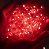 100/10Pcs Mini LED Balloon Light Colorful Flashing Luminous Tumbler Ball Lamp Lantern Light Christmas Wedding Party Decorations Diameter 1.7cm&10PCS