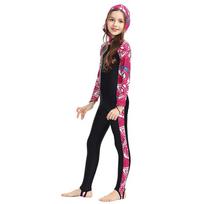 Shabate Kids' Quick-Dry Sun Protection Swimsuit - Unisex One-Piece Jellyfish Suit XL black