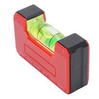 Magnetinis gulsčiukas Plastikinis Didelis Burbulinis Gulsčiukas Matavimo Įrankis 6cm Skalė 0,5mm Tikslumas red