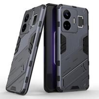 For Realme GT Neo 5 dėklas Dangtelis Realme GT Neo 5 Capas Atsparus smūgiams telefono buferis Stovas Galinis laikiklis Dangtelis Realme GT Neo 5 Fundas For Realme GT Neo 5 rožinė