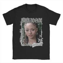 KATSEYE Sophia Kpop Y2K Group Men T Shirts  Leisure Tees Short Sleeve Round Neck T-Shirt Pure Cotton Plus Size Clothes L gray