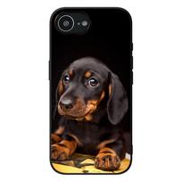 Letenėlės takso šuns dėklas telefonui Samsung Galaxy Note 20 9 10 S8 S10 Lite S9 Plus A54 A53 A21S S10E A17 Apsauginis dangtelis Galaxy A54 5G black
