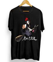Kikis Delivery Ghibli Kiki And Jiji New Tshirt Black L black