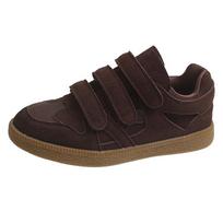Internet celebrities with the same lazy Velcro round head splicing thin baseplate shoes casual shoes comfortable versatile sports shoes women 40