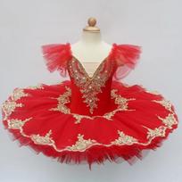 Vaikų baleto gulės profesionalus pasirodymo kostiumas mergaitėms tiulio sijonas šokio princesės tutus 130cm brown