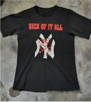 Sick of It All Gift For Fans Black T-Shirt Cotton All Size XL gray
