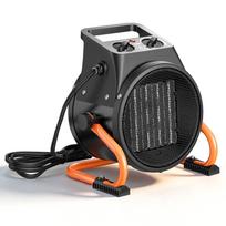 VEVOR Greenhouse Heater, 2000W Electric PTC Space Heater with Fan, Low & High Heat Modes, 15 degrees Adjustable Angle, Overheat Protection 21 x 16 x 22 cm