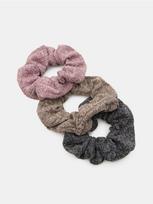 Sinsay - Scrunchie plaukų gumytės 3 pack - multicolor