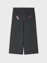 Sinsay - Wide leg kelnės su siuvinėjimu Minnie Mouse - multicolor