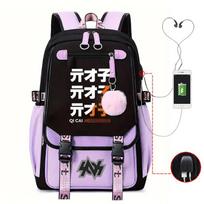 Zenless Zone Zero Game Pattern Backpack Women Men Casual Outdoor Backpack Students Boys Girls Fashion Backpack School Bag violetinė