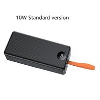 16*21700 Battery Holder 10W 22.5W Fast Charging 15W Wireless Charging DIY Power Case Dual USB Type C Charge Box With LED Light black-10W