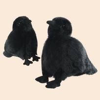10/25cm Kawaii Juodo Varnos Pliušinis Žaislas Realistiškas Varnos Pliušinis Gyvūnas Kūrybiškas Paukštis Minkšta Lėlė Vaikams Ir Suaugusiems Gotikinio Kambario Dekoras