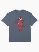 Žuvytė Nemo Mano Sesuo Turėjo Kūdikį Krevetę Ryklių Pasaka Dydžio T-shirt S tamsiai mėlyna