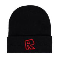 ROBLOX alphabet game merchandise embroidery knit hat student hip hop men and women pullover yarn Adjustable black