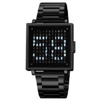 Skmei 2312 Vandeniui atsparus laikrodis LED apšvietimas Lauko skaitmeninis sportinis elektroninis laikrodis Reloj Hombre Madingas riešo laikrodis vyrams ir moterims black
