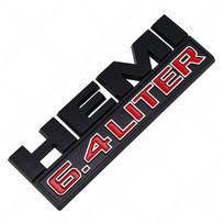 1Pcs 3D 5.7 6.4 HEMI Car Side Fender Rear Trunk Emblem Badge Sticker Decoration 6.4LITER