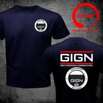 France French Special Elite Forces Gign Raid Bri Unisex TShirt 100 Cotton Unisexga Vintage Anime Clothes Harajuku Unisexs TShirt Sale 4XL blue