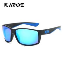 Karos Men/Women Sunglasses Car Driver Goggles Anti-Glare Polarizer Driving Sunglasses blue