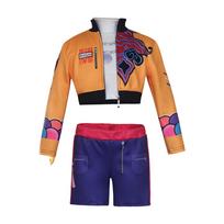2025 Kpop Demonų Medžiotojo Cosplay Kostiumas Rumi Zoey Mira Cosplay Mergaičių Stilius Sceniniai Drabužiai Helovinas 140 orange