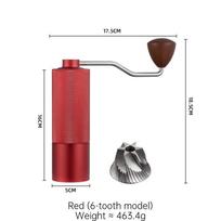 Manual Coffee Grinder 420 Grinding Core Hand Cranked Coffee Bean Grinder Household Small Hand Ground Coffee Utensil brown