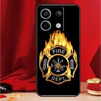 Firefighter Heroes Fireman Case For Xiaomi Redmi Note 14 Pro 13 12 11 10 15 Pro Plus Redmi 15 15C 14C 13C 10C 12C Funda Redmi Note 9