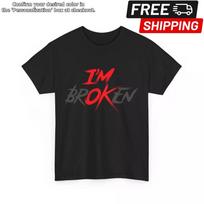 I#039M Ok Broken I#039M Broken Shirt Mental Health Awareness Women Men Shirt Unisex T-Shirt XL black