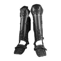Medieval Leg Covers Pirate and Renaissance Faux Leathers Steampunk Costume Boots Covers juoda
