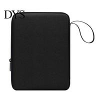 10.9 Inch Tablet Case 10.9/12.9-Inch Sleeve Bag for iPad Portable Splash-proof Slim Large Capacity with Pen Holder Solid Color Protective Carrying 11 tamsiai mėlyna spalva
