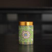 Ceramic Empty Tea Tin Can Flower Chinese Style Tea Packaging Box Versatile Portable Green Tea Canister Loose Leaf Tea Storage
