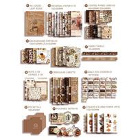 Scrapbooking Kit Vintage Journal Materials Planner DIY Art Crafts beige