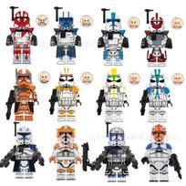 Žvaigždžių karų serijos konstravimo kaladėlės Roboto veiksmo figūrėlė Žaislas berniukams 12 star wars minifigure set a
