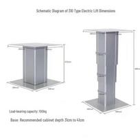 Automatic Dual-Motor Electric Tatami Lift Table with Large Aluminum Frame 310 Electric Large Aluminum gray