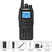 Baofeng DM-1701 DMR Digital Walkie Talkie, Dual Mode Analog+Digital, Open GD77, Dual Time Slot Tier 1+2 Ham Amateur Radio, DR-18 US