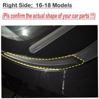 Front Windshield Wrap Corner Trim Windshield Wiper Side Trim Cover For Volkswagen Vw Passat 2011 2012 2013 2014 2015 2016 17 18 2016-2018 RH