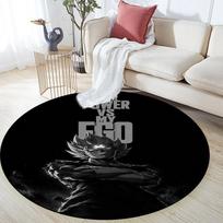 Son Goku pattern round rug,Carpet Rug for Living Room Bedroom Playroom ,Non-slip Floor Mat,Holiday Gifts and Birthday Gifts. 100cmx100cm