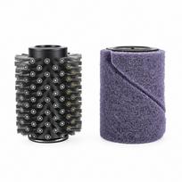 2pcs Durable Bristle Design Electric Grill Brush Replacement Heads  For Cookware