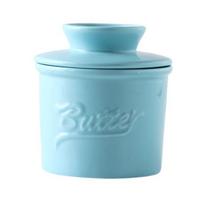 Butter With Ceramics Lid Crock French Butter Dish Keeper Counter Spreadable Soft Butter Container Storage Jar With Water Line