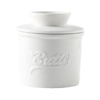 Butter With Ceramics Lid Crock French Butter Dish Keeper Counter Spreadable Soft Butter Container Storage Jar With Water Line