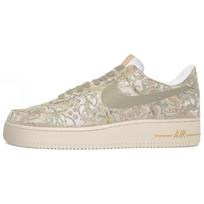 Nike Air Force 1 Slip Resistant Abrasion Resistant Low top Skateboard Shoes Unisex White Gold CW2288-111(Team113-) 38.5 gray