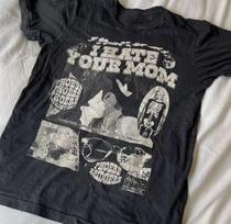Unisex shirt Cotton Oversize Large Size HOT Phoebe Bridgers I Hate Your Mom Reprinted Full Size S-5XL XXXL gray
